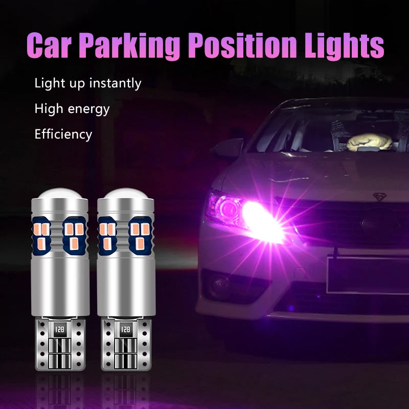 2pcs T10 LED Bulbs Car Position Parking Lights For Volkswagen VW Golf 4 5 6 7 MK4 MK5 MK6 MK7 Polo 6R 9N Scirocco R Accessories