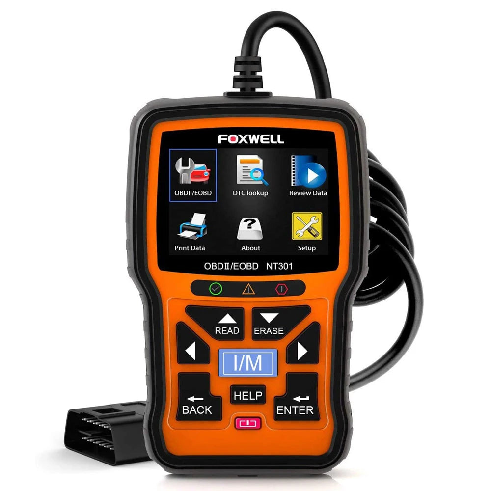 FOXWELL NT301 OBD2 Scanner Check Engine Code Reader Professional ODB2 OBD2 Automotive Scanner Car Diagnostic Tools PK ELM327