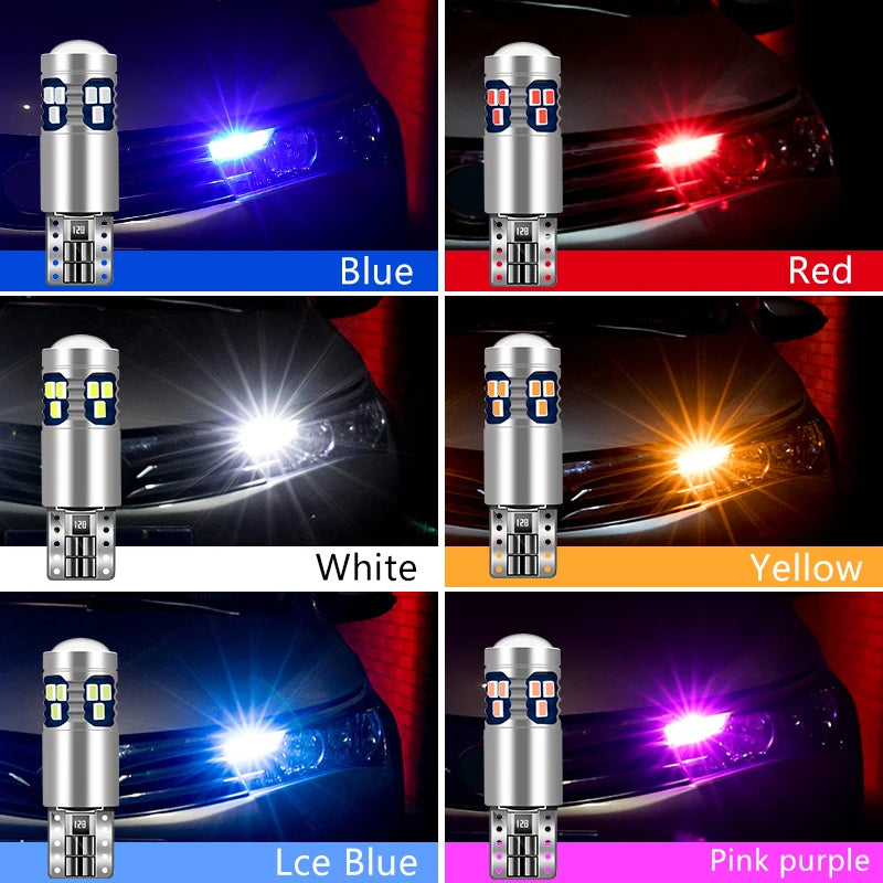 2pcs T10 LED Bulbs Car Position Parking Lights For Volkswagen VW Golf 4 5 6 7 MK4 MK5 MK6 MK7 Polo 6R 9N Scirocco R Accessories