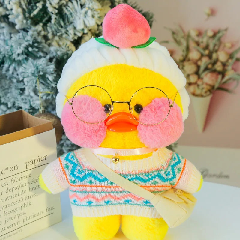 30cm Pato Plush Lalafanfan Duck Cute Stuffed Toys yellow Duck Hug  Flifan Duck Kawaii Plushes Animal Plushies Pillow Soft Toy