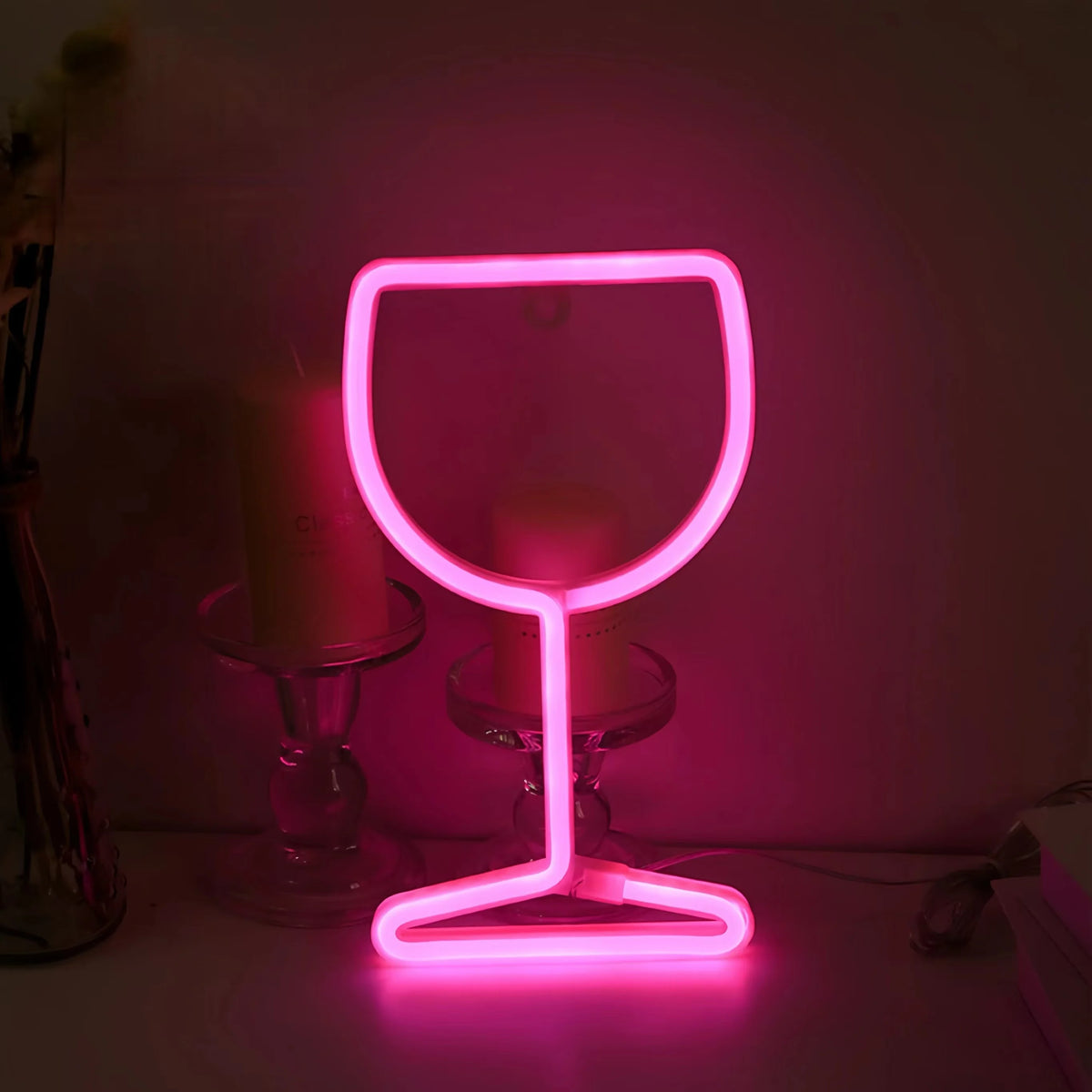 1pc, romantic neon lights,battery/USB power supply,girl's room wedding decoration,birthday,Valentine's Day,Mother's Day gift