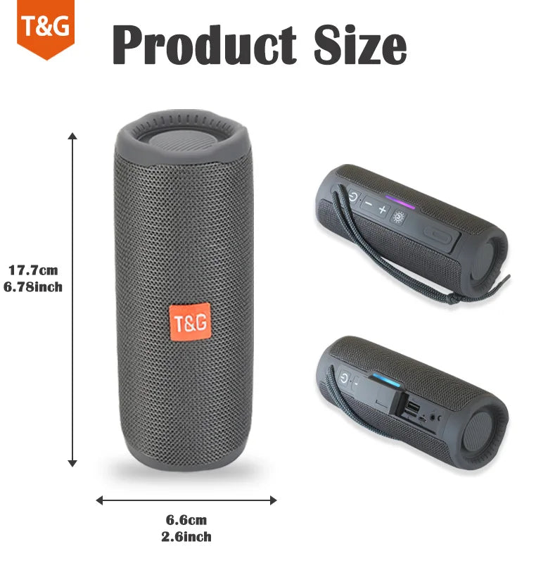 Tg365 tragbarer Bluetooth woofer for music players, dual subwoofer Subwoofer is an outdoor stereo speaker