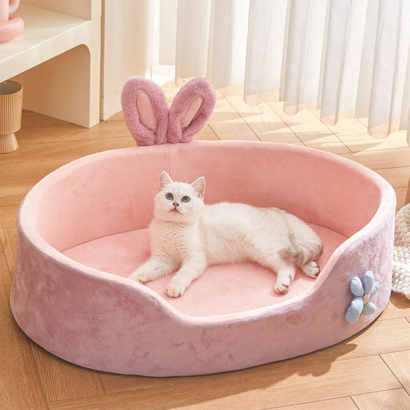 Detachable Pet Bed  Pet Bed Detachable Washable Dog Sleeping Bed Soft Comfortable Warm Cat Bed for Four Seasons Soft Pet Bed