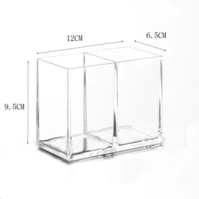 Diamond Cosmetic Storage Box Makeup Brush Holder Organizer Lipstick Eyebrow Pencil Bathroom Storage Display Stand Acrylic