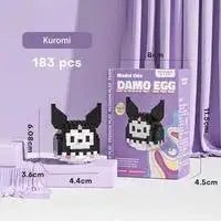 Stitch Sanrio Coke Mickey Mouse cartoon dolls and LEGO micro-particle building block toys compatible with Children's gifts