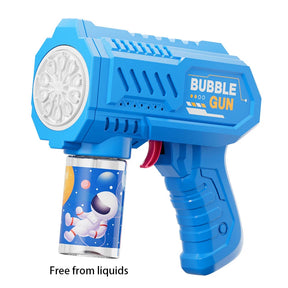 Kids Unicorn Bubble Gun Toy Fully Automatic Bubble Machine Bubbles Gun Outdoor Game Summer Toy for Boys Girls Birthday Gifts