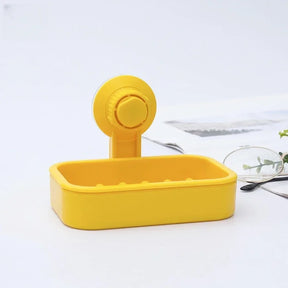 Soap Box Drain Soap Holder Box Bathroom Shower Soap Holder Sponge Storage Tray Creative Sucker Water-free Storage Box