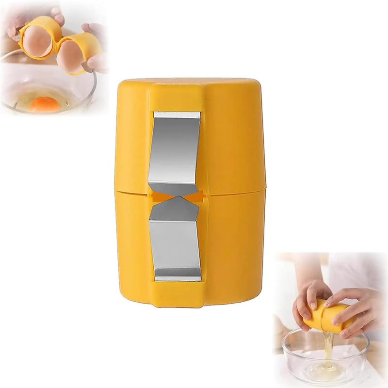 1/2pcs Multifunctional Egg Shell Opener Handheld Egg Cracker Separator Tool Eggshell Cutter Easy Open Kitchen Gadget for Raw Egg