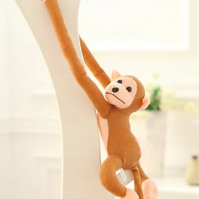 New Color Long Arm Monkey Plush Stuffed Doll Kids Cute Animal Plush Toys Creative Curtain Doll Hanging Monkey Decorative Gifts