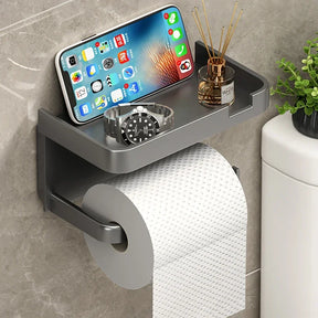 Toilet Paper Holder Plastic Storage Rack Kitchen Towel Placement of seasoning bottles Bathroom Wall Roll of Paper Phone Storage