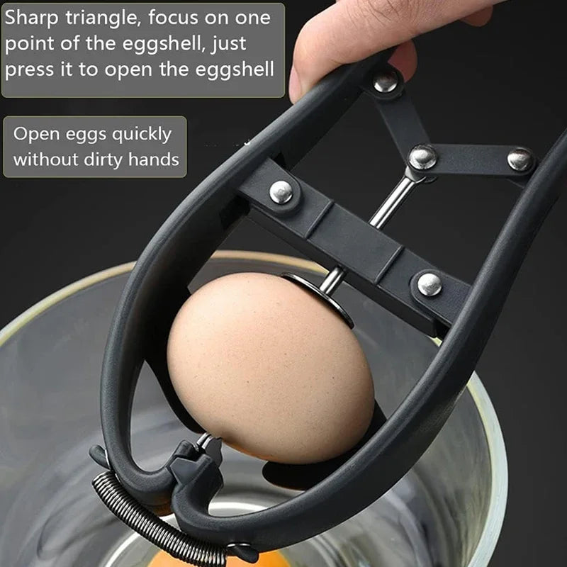 Egg Cracker Opener Automatic Egg Cracking Tool Easy Eggshell CutterEggshell Cutter Separator Creative Kitchen Tools cooking