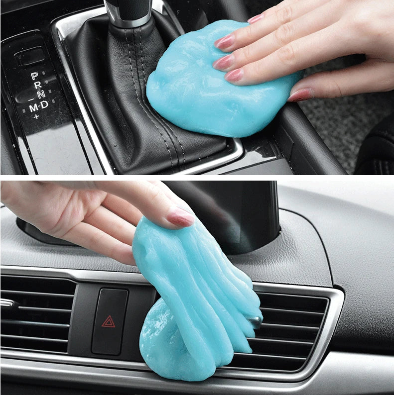 70/160g Car Interior Clean Tool Car Cleaning Pad Glue Powder Cleaner Gel For Car Interior Clean ToolCar Wash Mud