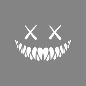 Demon Smiling Face Stickers Body Sticker Scratch Decal Reflective Sticker For Car Auto Headlight Decoration