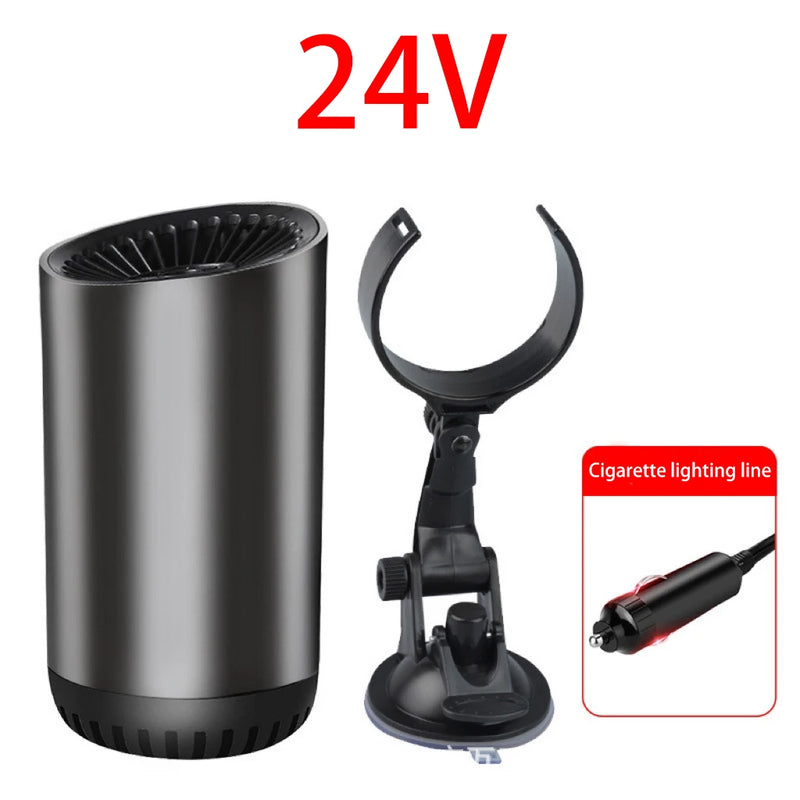 12V 120W Car Heater Portable Electric Heating Fan Automatic Windshield Dryer Defogging Demister Defroster For Car Accessories