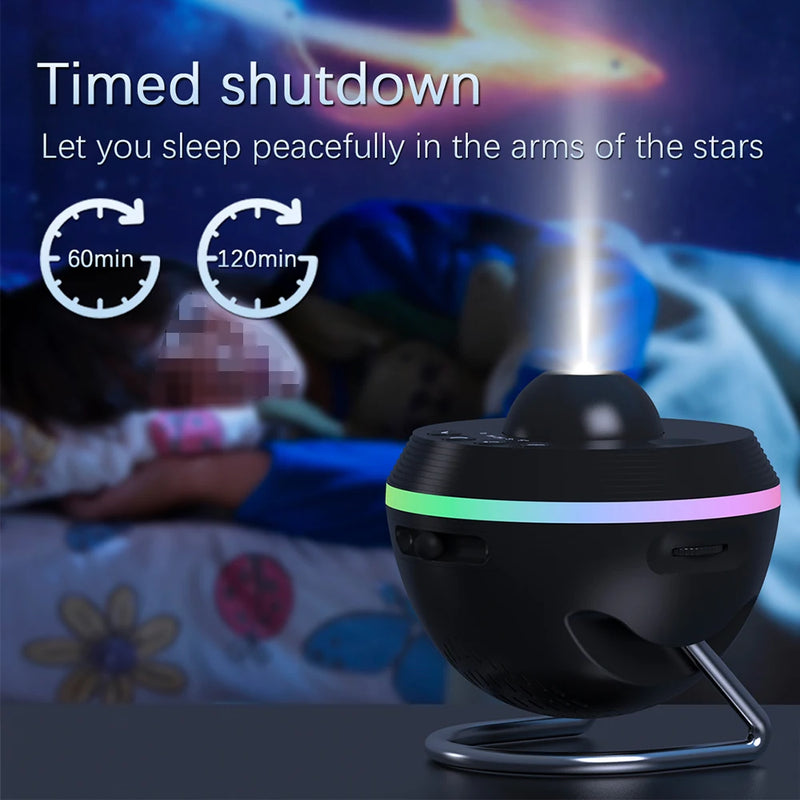 1 pc 13 in 1 Star Projector Night Light Galaxy Projector Bedroom Planetarium Projector  with Timer and Rotation Function