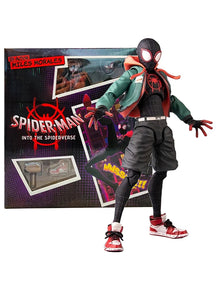 Sv Action Spiderman Miles Morales Action Figure Collection Sentinel Marvel Spider-Man Into the Spider Verse Figures Model Toys