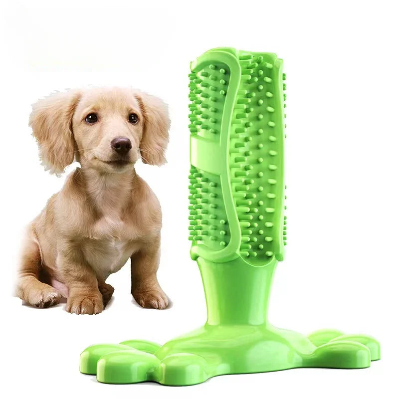 Dog Toothbrush Bite Resistant Chew Toys for Small Large Dogs Outdoor Interactive Improve IQ Dog Teeth Cleaning Pet Supplies