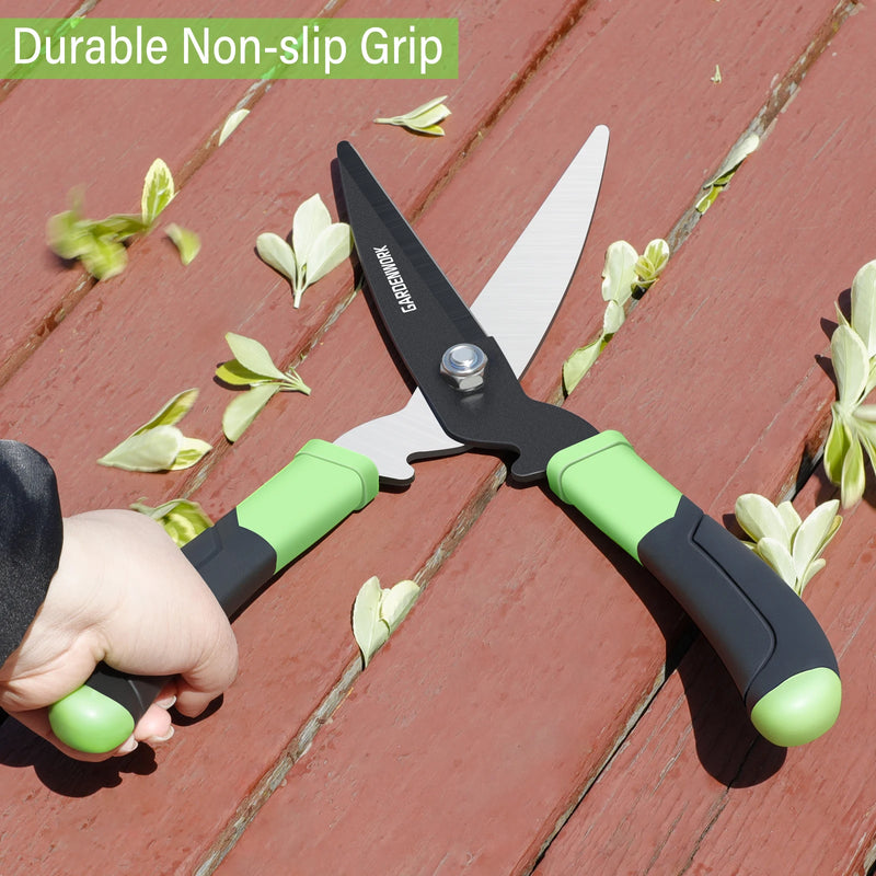 Garden Hedge Shears cutter for Gardening,MINI Hedge Clippers & Shears with SK5 Blades, Gardening pruning shear Clippers