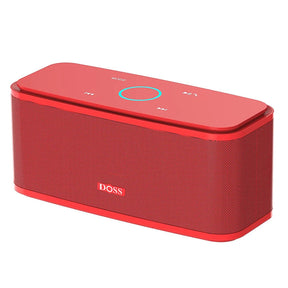 DOSS Wireless Bluetooth Speaker SoundBox BT 5.0 Touch Control Portable Music Sound Box 12W Stereo Sound IPX5 Waterproof Speakers