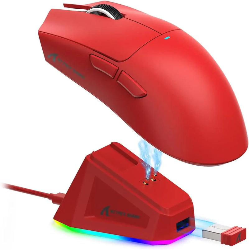 ATTACK SHARK X11 Lightweight Three-mode Wireless Gaming Mouse with RGB Charging Dock Optical Sensor PAW3311 22K DPI  PC/Mac