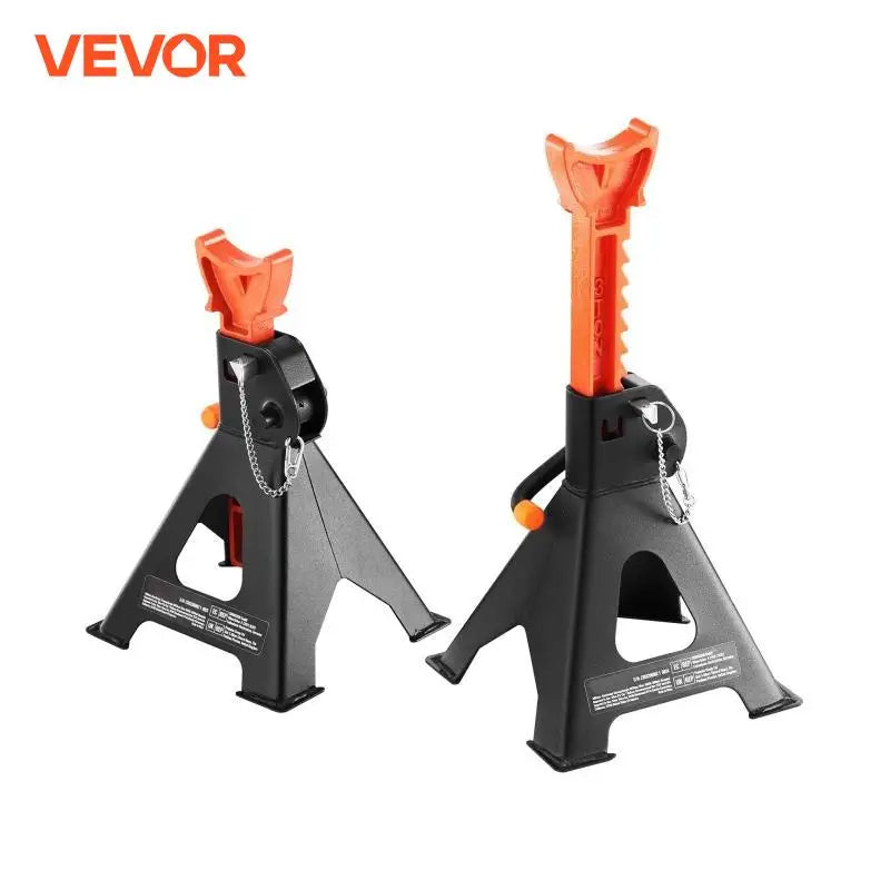 VEVOR Jack Stands 3 Ton (6,000 lbs) Capacity Car Jack Stands Double Locking 10.8-16.3 inch Adjustable Height for lifting SUV