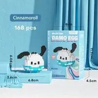 Stitch Sanrio Coke Mickey Mouse cartoon dolls and LEGO micro-particle building block toys compatible with Children's gifts