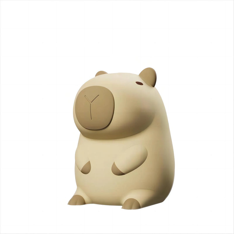 Cute Cartoon Capybara Silicone Night Light USB Rechargeable Timing Dimming Sleep Night Lamp for Children's Room Decor