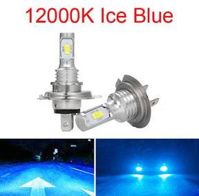 2Pcs 20000Lm H4 H7 LED Lamps Wireless H8 H11 Car Headlight Head Lights 9005 HB3 Headlamp For Automotive 12V 6000K Fog Light Blub