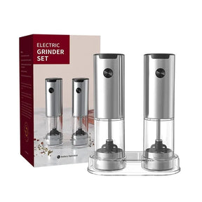 Electric Automatic Mill Pepper And Salt Grinder With LED Light Adjustable Coarseness Grinder Kitchen Tools