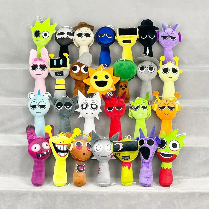 34style Sprunki Plush Toys Sprunki Incredibox Plush Doll Sprunki Game Pillow Kids Birthday Gifts Stuffed Dolls Christmas Gift