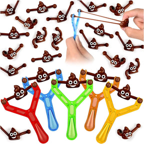 6/36set Fun Colorful Shooting Fake Poop Toys For Kids Birthday Party Favor Bag Piñata Filler Boys Girls Party Gifts Supplies