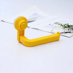 Suction Cup Toilet Paper Holder Wall Mount No Punching High Quality ABS Tissue Towel Roll Dispenser Bathroom Kitchen Accessories