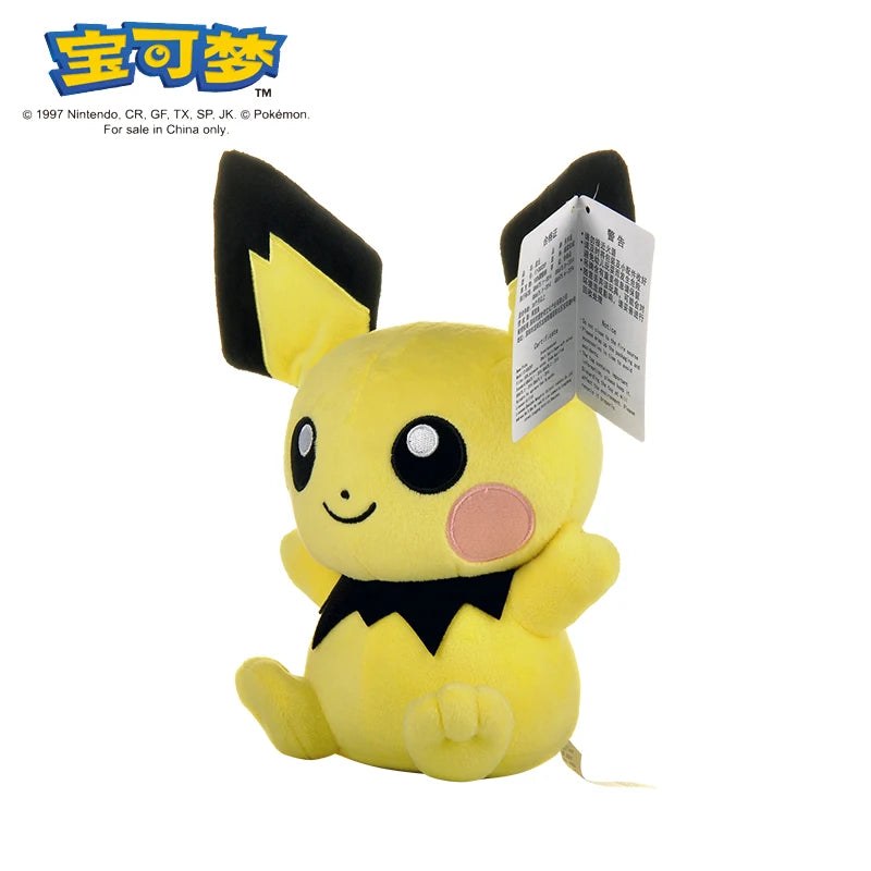 POKEMON Original Plush Toy Gengar Pikachu Charizard Genuine Plush Doll Soft Kawaii Cute Cartoon Piplup Toys for Kids Gift