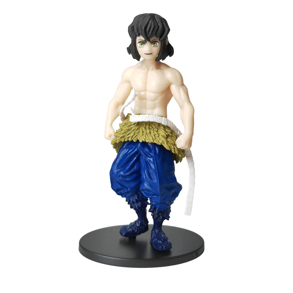 Anime Kamado Tanjirou Nezuko Demon Slayer Figure Action Figures PVC Model Toys Zenitsu Figurine Inosuke Kimetsu No Yaiba Figura