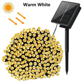 23-39ft LED Solar Light 50-100 Lights Outdoor Waterproof Fairy Garland Lights Christmas Party Halloween Decorations Solar Lights