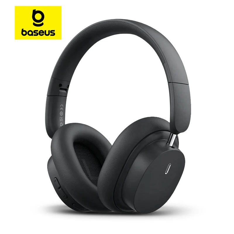 Baseus Bowie D05 Wireless Headphone 3D Spatial Audio Earphone Bluetooth 5.3 Headset 40mm Driver Foldable Over Ear Headphone 70H