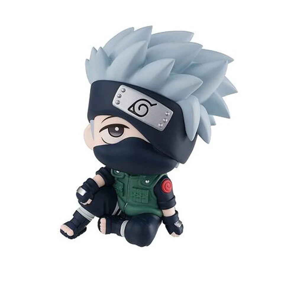 9cm Naruto Anime Figure Naruto Kakashi Action Figure Q Version Kawaii Sasuke Itachi Figurine Car Decoration Collection Model Toy