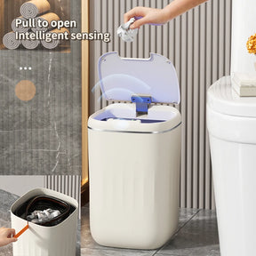 24L Smart Sensor Trash Can Bathroom Electronic Garbage Bucket Automatic Intelligent Sensor Dustbin For kitchen Toilet Wastebaske