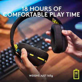 Logitech G435 WIRELESS GAMING HEADSET LIGHTSPEED  7.1 Surround Sound Built-in Mic Gamer Bluetooth Headphone Earphone for PC/PS