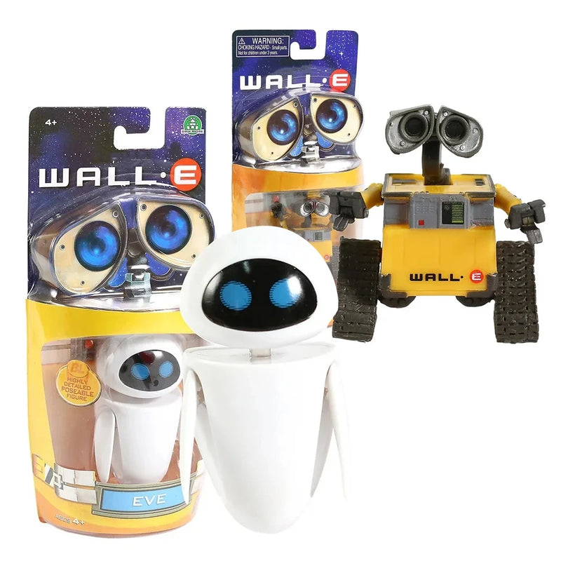 Wall-E Robot Wall E & EVE PVC Action Figure Collection Model Toys Dolls 6cm/10cm For Children Christmas Gift