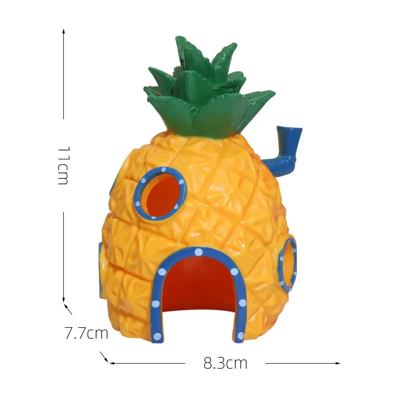 Anime Spongebobs Action Figures Cartoon Mini Dolls Fish Tank Decoration Landscaping Aquarium Accessories Boys Birthday Gifts