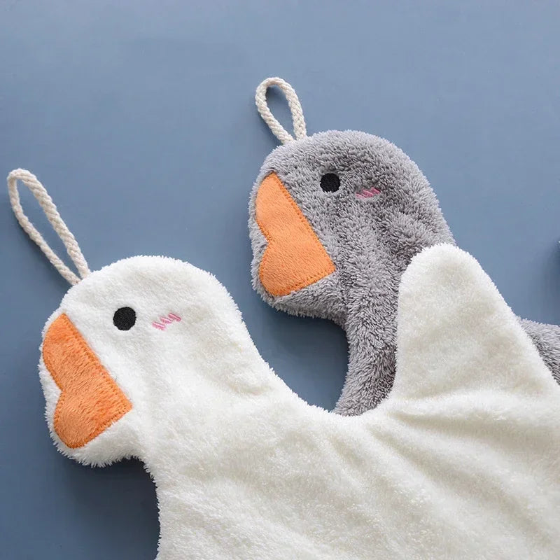 Quick Drying Microfiber Towels Bathroom Soft Absorbent Microfiber Wipe Towel Kitchen Bathroom Bath Ball For Home Cute Duck Sauna