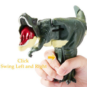 Children Decompression Dinosaur Zazaza Toy Creative Battery-free Telescopic Spring Swing Fidget Toys Christmas Gifts for Kids