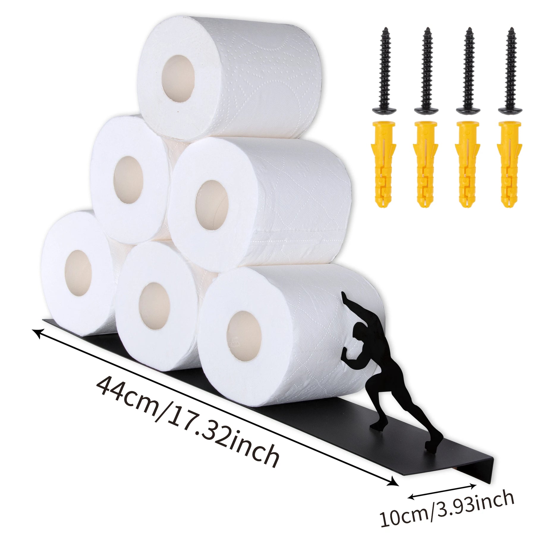 Toilet paper holder stand Tissue Holder Wall Mounted Storage Stand Stainless Steel Hercules Towel Roll  Storage Bathroom items