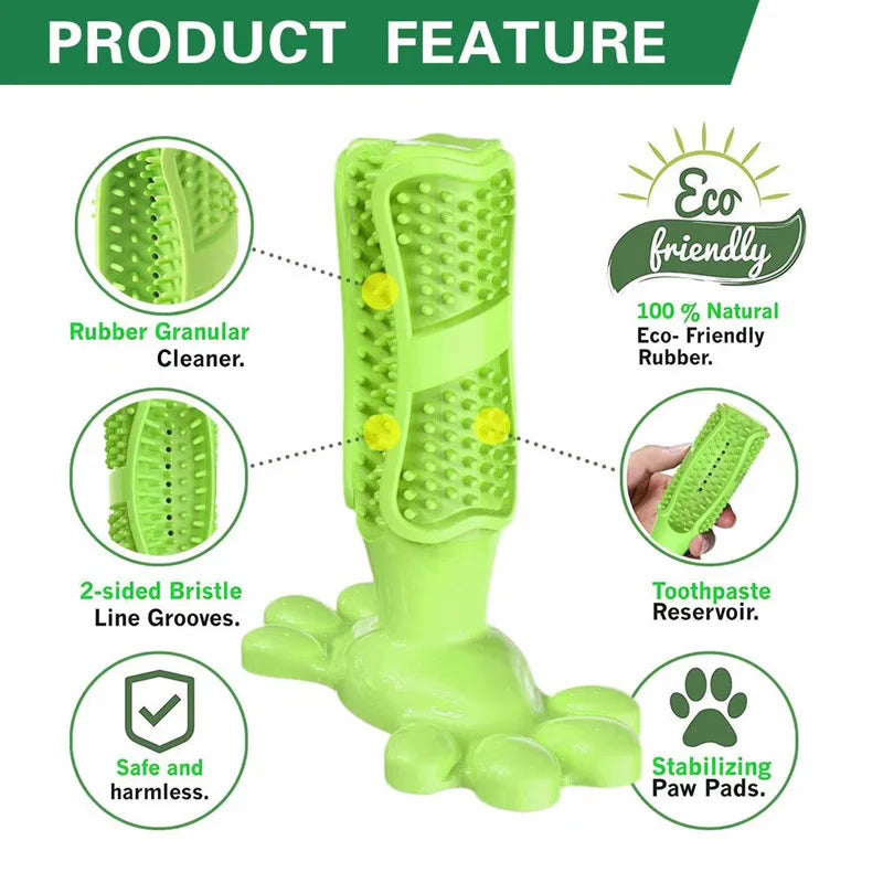 Dog Toothbrush Bite Resistant Chew Toys for Small Large Dogs Outdoor Interactive Improve IQ Dog Teeth Cleaning Pet Supplies