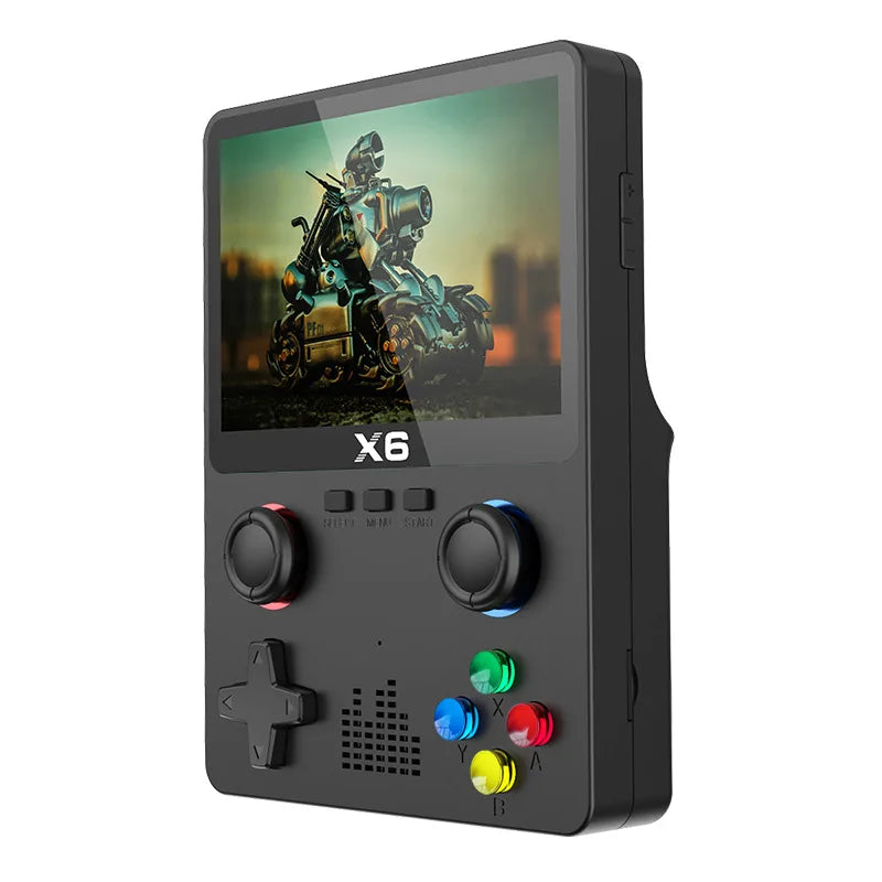 D007 Plus/ X6 3.5 Inch IPS Screen Handheld Game Players Dual Joystick 10000+ Game Retro Devices Portable Game Consoles