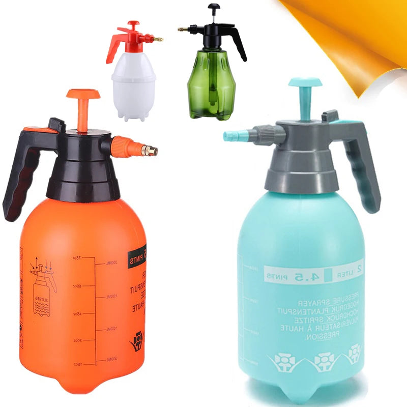 1-Piece Hand Pressure Water Sprayer Trigger Air Pump Garden Disinfection Sprayers Spray Bottle Car Cleaning Sprayer Watering Can