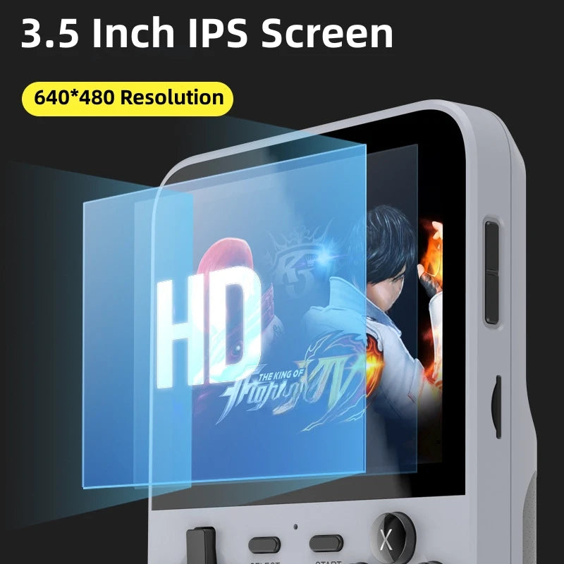 D007 Plus/ X6 3.5 Inch IPS Screen Handheld Game Players Dual Joystick 10000+ Game Retro Devices Portable Game Consoles