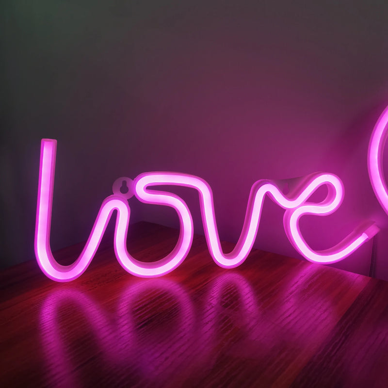 LED neon sign, USB/battery for bar, bedroom, game room, wedding party, wall decoration, Christmas gift