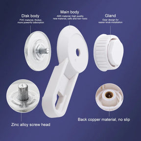 Suction Cup Toilet Paper Holder Wall Mount No Punching High Quality ABS Tissue Towel Roll Dispenser Bathroom Kitchen Accessories